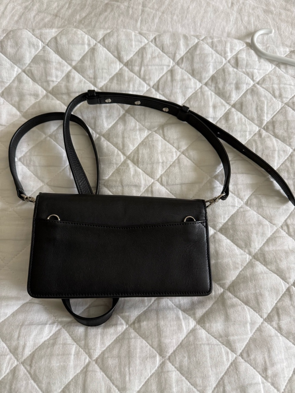 Leatherology Small Willow Envelope Crossbody - Black - Picture 9 of 9